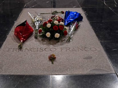 La tumba de Francisco Franco, en El Escorial. 