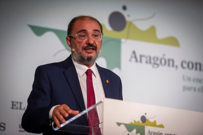 Javier Lambán, presidente de Aragón.