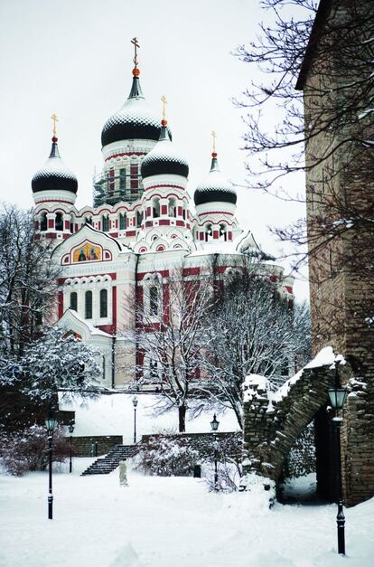 La catedral de Alexander Nevsky, en Tallinn, un templo ortodoxo construido a finales del siglo XIX, cuando Estonia pertenecía al imperio ruso.