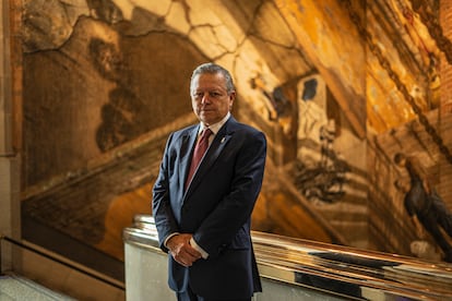 Arturo Zaldívar en las instalaciones de la Suprema Corte de Justicia de la Nación, el pasado 7 de julio.