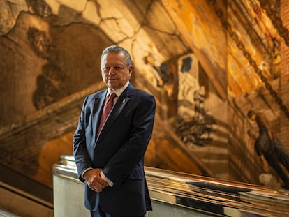 Arturo Zaldívar en las instalaciones de la Suprema Corte de Justicia de la Nación, el pasado 7 de julio.