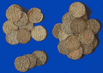 A hoard of 29 restored coins dating from the late 12th century to 1264.