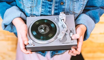 Crosley vinilo de tres pulgadas