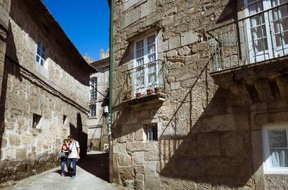 Una calle de Tui.