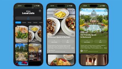 Local List en Apple Maps