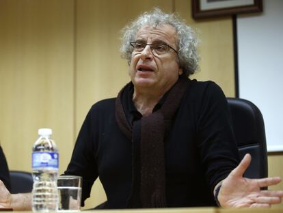 José María Calleja, durante una conferencia sobre ETA en la Universidad Autónoma de Madrid, en febrero de 2016.