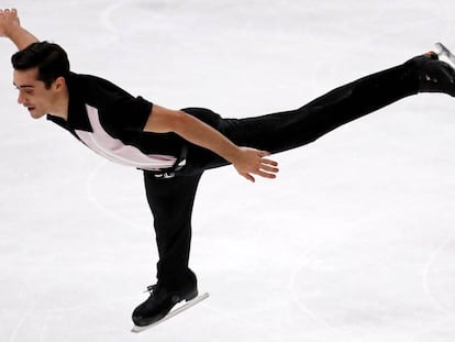 Javier Fernandez, ayer en Par&iacute;s.