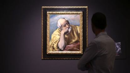 &#039;San Jos&eacute;&#039;, El Greco. Se expone por primera vez en &#039;El Greco. Arte y oficio&#039;.