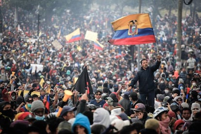 Protesta en Ecuador el pasado octubre.