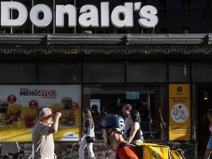 Un restaurante de McDonald's en Madrid.