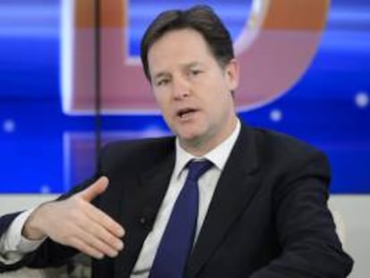 El viceprimer ministro británico, Nick Clegg. EFE/Archivo