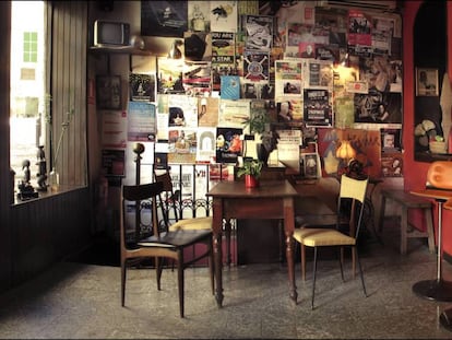Interior del Café l’Antiquari, en Palma.