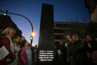 Monumento a las víctimas del amianto.