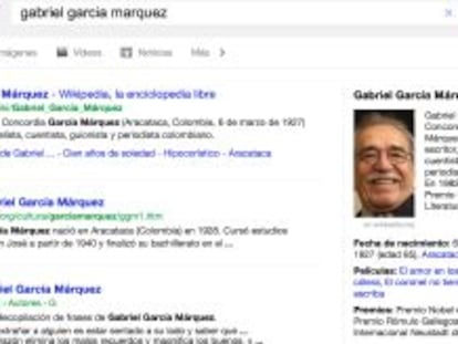 Google presenta el Gráfico del Conocimiento