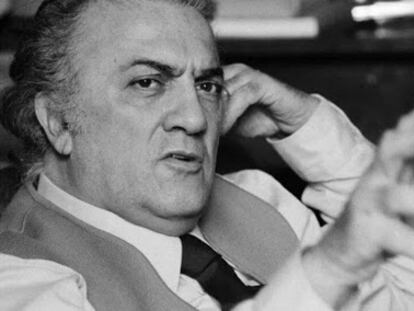 Federico Fellini, en una imagen del documental.