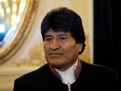 El presidente Evo Morales. 