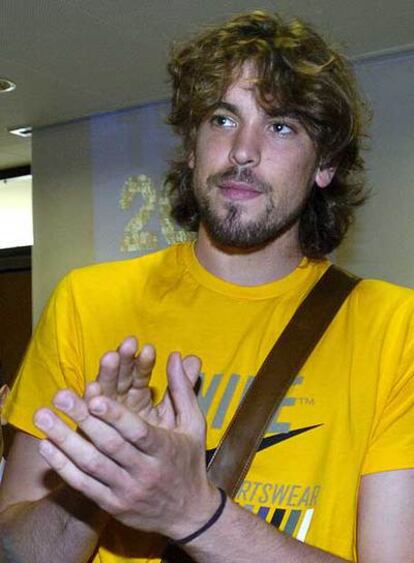 Marc Gasol, ayer en Girona.