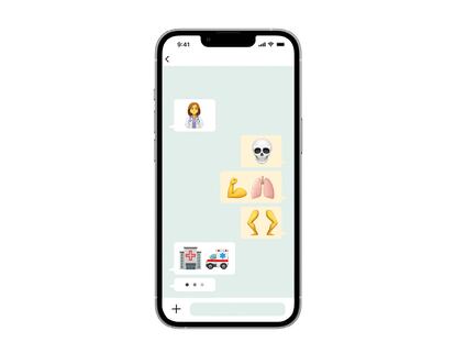 Ilustración para ilustrar el tema TECNOLOGÍA. LA ERA
DEL EMOJI COMO
HERRAMIENTA
CLÍNICA El Hospital General de Massachusetts
propone una lista de 15 nuevos
pictogramas para mejorar
la comunicación médico / paciente.