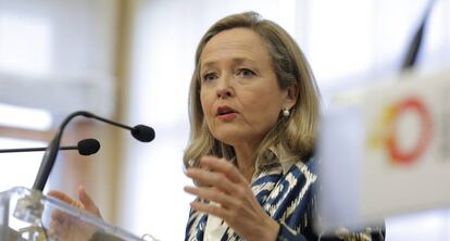 La vicepresidenta primera y ministra de Asuntos Económicos y Transformación Digital, Nadia Calviño.