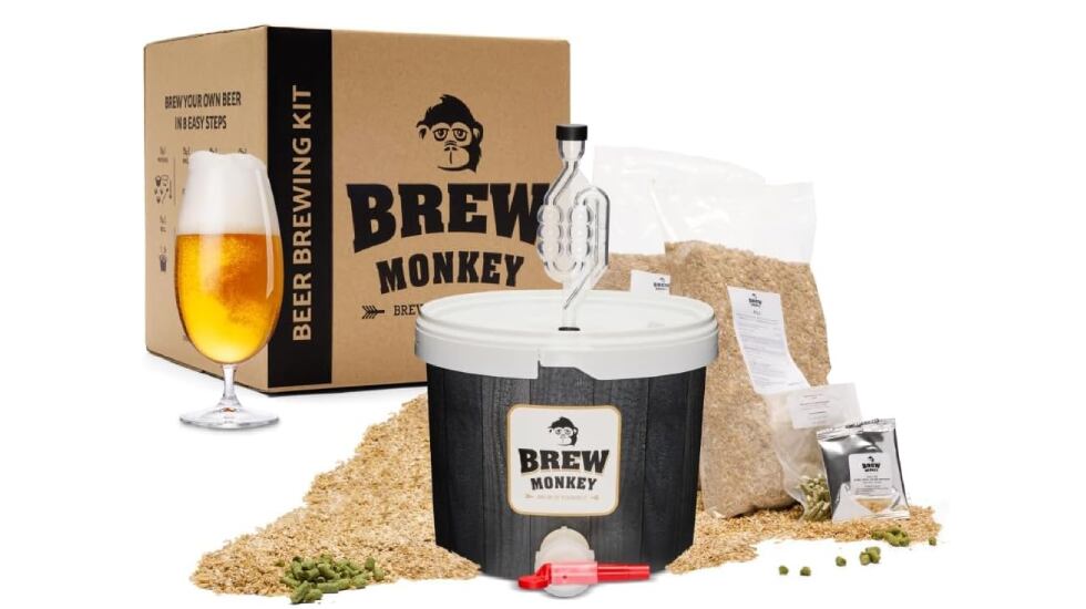 Kit de elaboración de cerveza rubia con volumen de 6,4% (5 litros).
