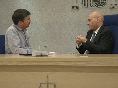 El juez Bermúdez con Jordi Évole en 'Salvados'