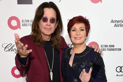 Ozzy y Sharon Osbourne, en un 'photocall' en 2015.