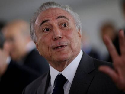 Presidente Michel Temer no Itamaraty, em Brasília.