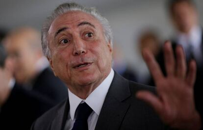 Presidente Michel Temer no Itamaraty, em Brasília.