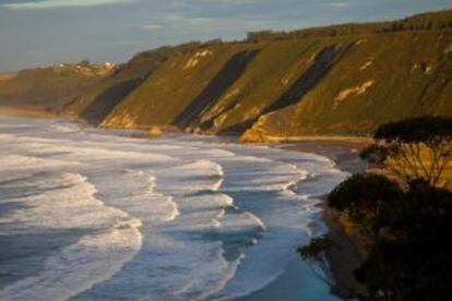 Los Quebrantos, en la costa de Asturias.