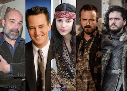 Antonio Resines, Matthew Perry, Irene Visedo, Aaron Paul y Kit Harington: en sus series los personajes moran y resucitaban, los decorados cambiaban y ocurran todo tipo de cosas inexplicables.