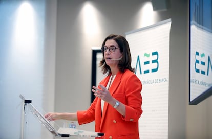 La presidenta de la AEB, Alejandra Kindelán.