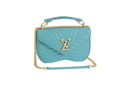 Bolso New Wave MM de color malibu green, elaborado en piel de ternera acolchada, de Louis Vuitton.