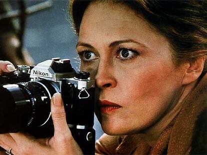 La actriz Faye Dunaway, en una foto de la serie 'Side 1', de Anne Collier.