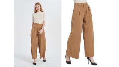 Los pantalones anchos son la tendencia principal para esta temporada otoño invierno 2024