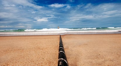 Cable submarino de Telefónica.