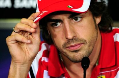 El piloto de Ferrari Fernando Alonso.