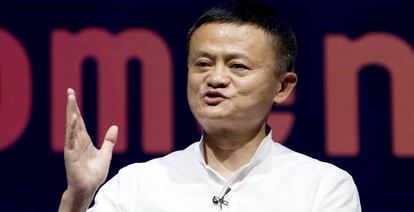 El fundador de Alibaba Group, Jack Ma, durante un evento en Indonesia.