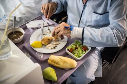 Comidas saludables en hospitales y residencias