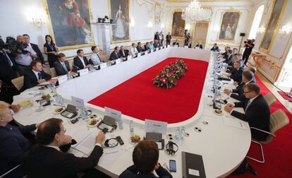  Reuni&oacute;n de los jefes de Estado y de Gobierno de la Uni&oacute;n Europea en Bratislava, en septiembre de 2016. 