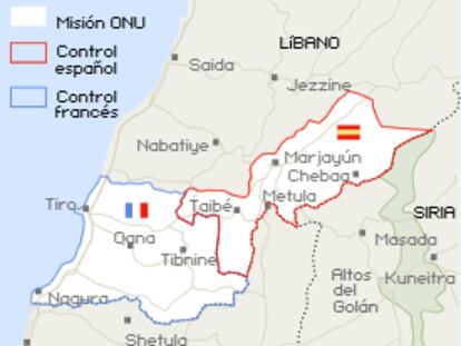 Despliegue español en Líbano