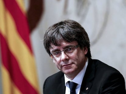 Former Catalan premier Carles Puigdemont.