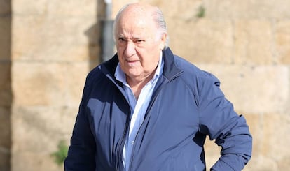 Amancio Ortega en A Coruña en noviembre de 2018. 