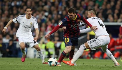 Una imagen del último partido entre el Barça y el Real Madrid.