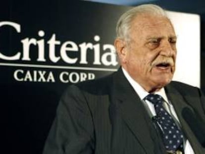 El presidente de Criteria Caixa corp, Ricard Fornesa. EFE/Archivo