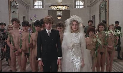 Un fotograma de la película 'Saló o los 120 días de Sodoma', de Pier Paolo Pasolini.