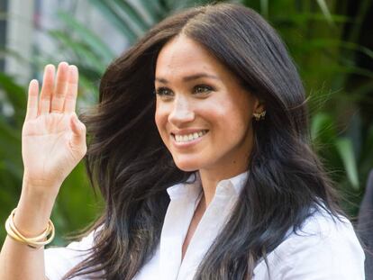 Meghan Markle en la presentación de su línea solidaria, en Londres, el pasado 12 de septiembre.