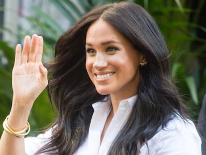 Meghan Markle en la presentación de su línea solidaria, en Londres, el pasado 12 de septiembre.