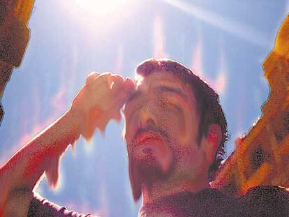 Aquí, derritiéndome