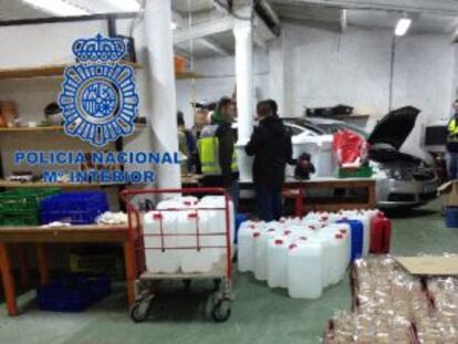 La policía detiene a una organización con capacidad para producir 20 kilos semanales de cocaína en Vila-Seca.
