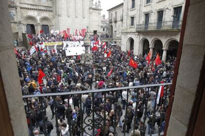 Manifestación de Santiago